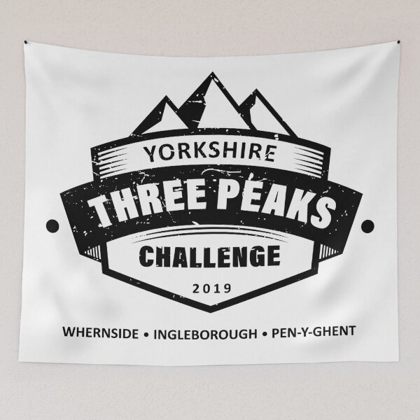 Item preview, Yorkshire 3 Peak Challenge Emblem (Black) designed and sold by MartineMeeka.