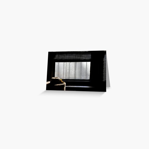 bedroom window Greeting Card