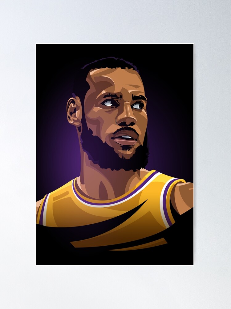 LeBron James Statement Jersey Poster for Sale by designsheaven