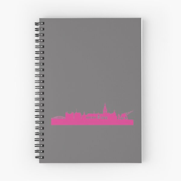 Item preview, Nijmegen skyline pink designed and sold by 44spaces.
