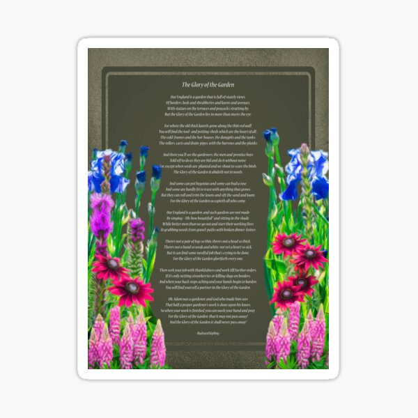 The Glory Of The Garden Sticker