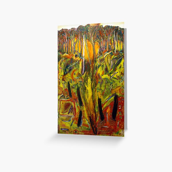 'Black Saturday,7pm' Greeting Card
