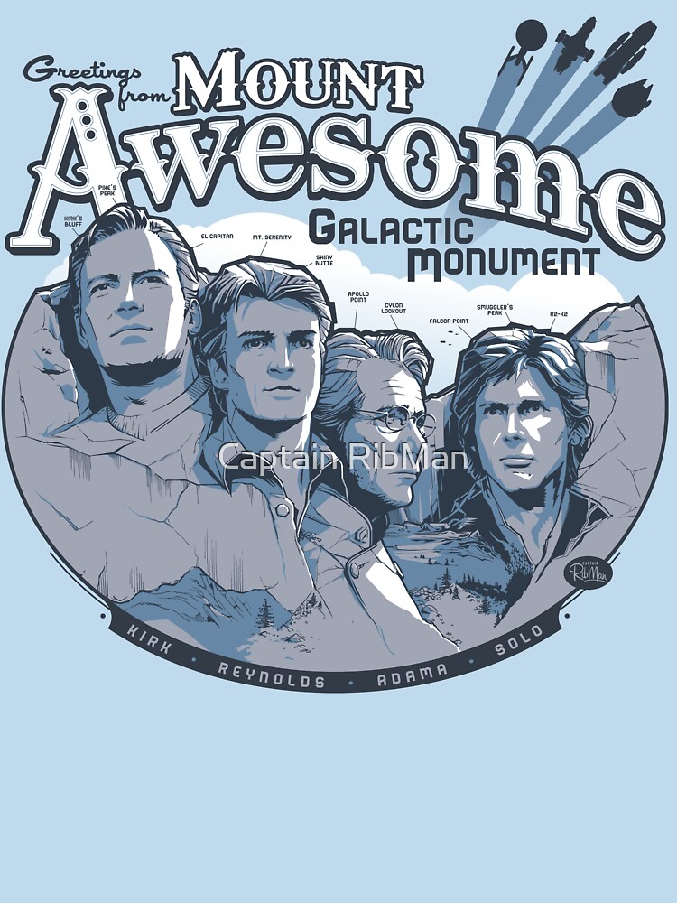 Thumbnail 7 of 7, Essential T-Shirt, Mt. Awesome designed and sold by RibMan.