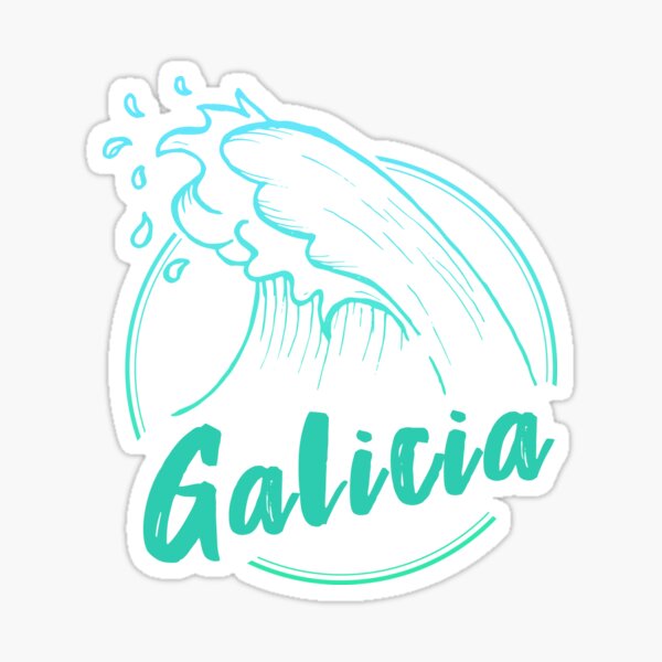 surf surf ola galicia Pegatina