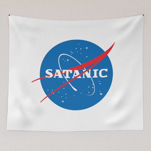 Item preview, NASA SATANIC LOGO designed and sold by trump-card.