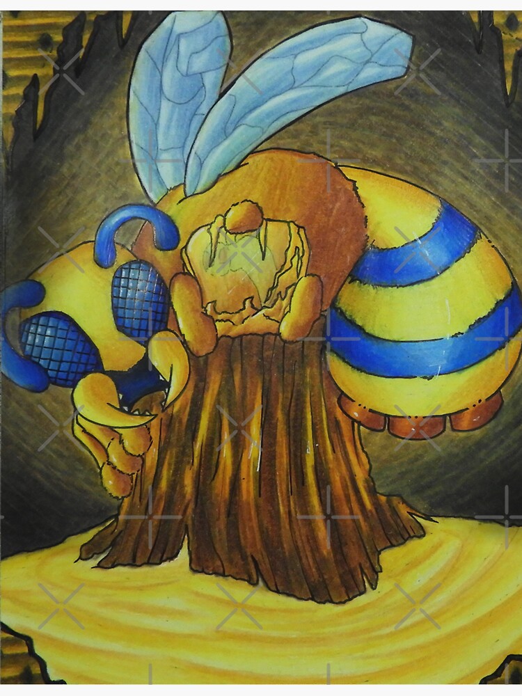 Queen Bee Terraria Sticker By Bettypico Redbubble