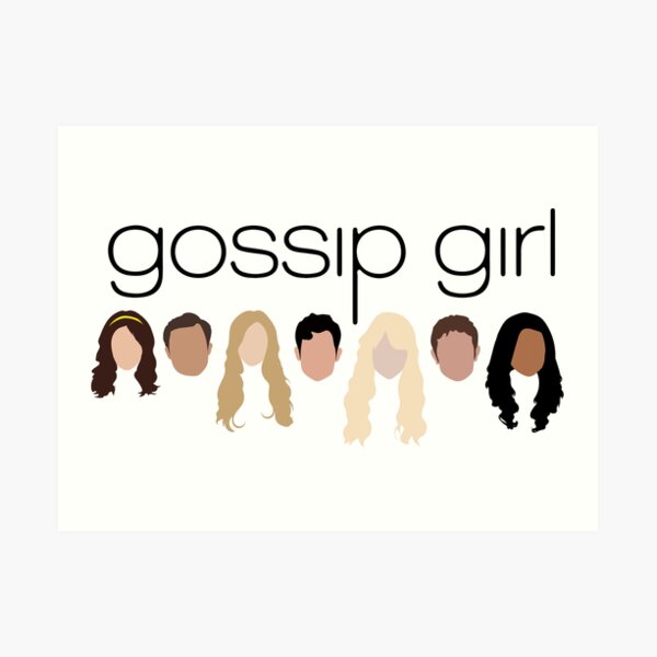 The Iconic Gossip Girl Meme Art Print By Jojo370 Redbubble