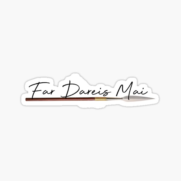 Item preview, Far Dareis Mai designed and sold by ModernMerida.