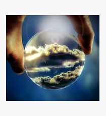 Lámina fotográfica Cloud 9 - vista de lensball