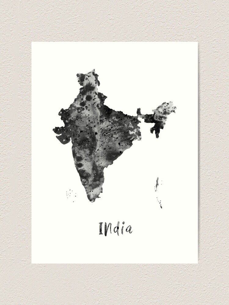 Hand Drawn Lined India Simple Map Drawing 25841132 Vector Art at Vecteezy