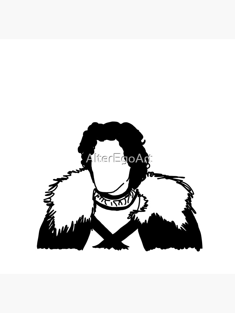 Jon Snow Line Art by AlterEgoArt