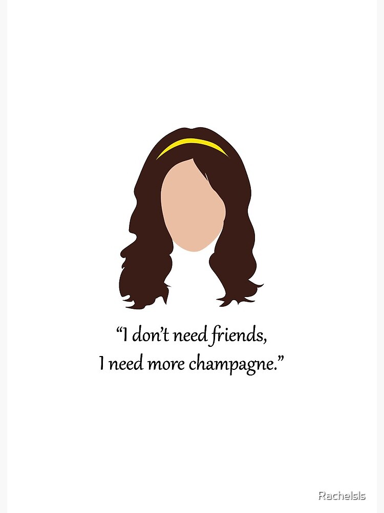 Blair Waldorf Quote I Gossip Girl | Art Board Print