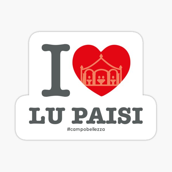 I Heart Lu Paisi Sticker