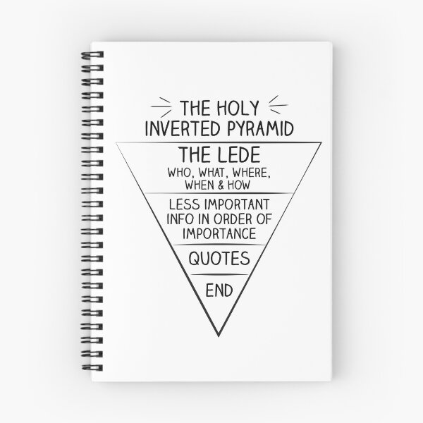 Item preview, Inverted Pyramid - Journalists designed and sold by ktthegreat.