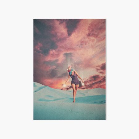 Fading into the Light Art Board Print