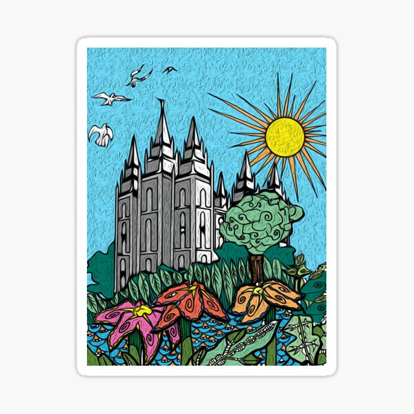 Item preview, Salt Lake City Temple designed and sold by jaredchicks.
