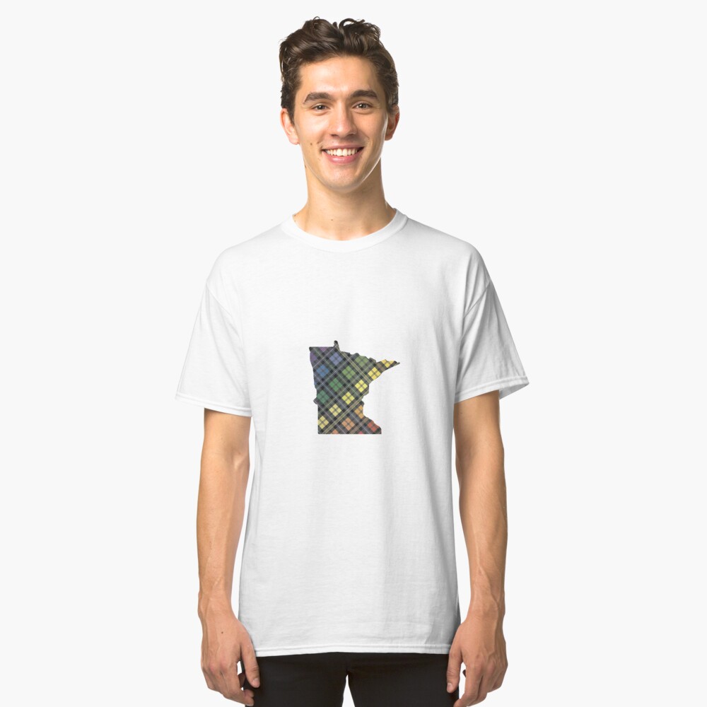 Minnesota Pride Plaid Classic T-Shirt