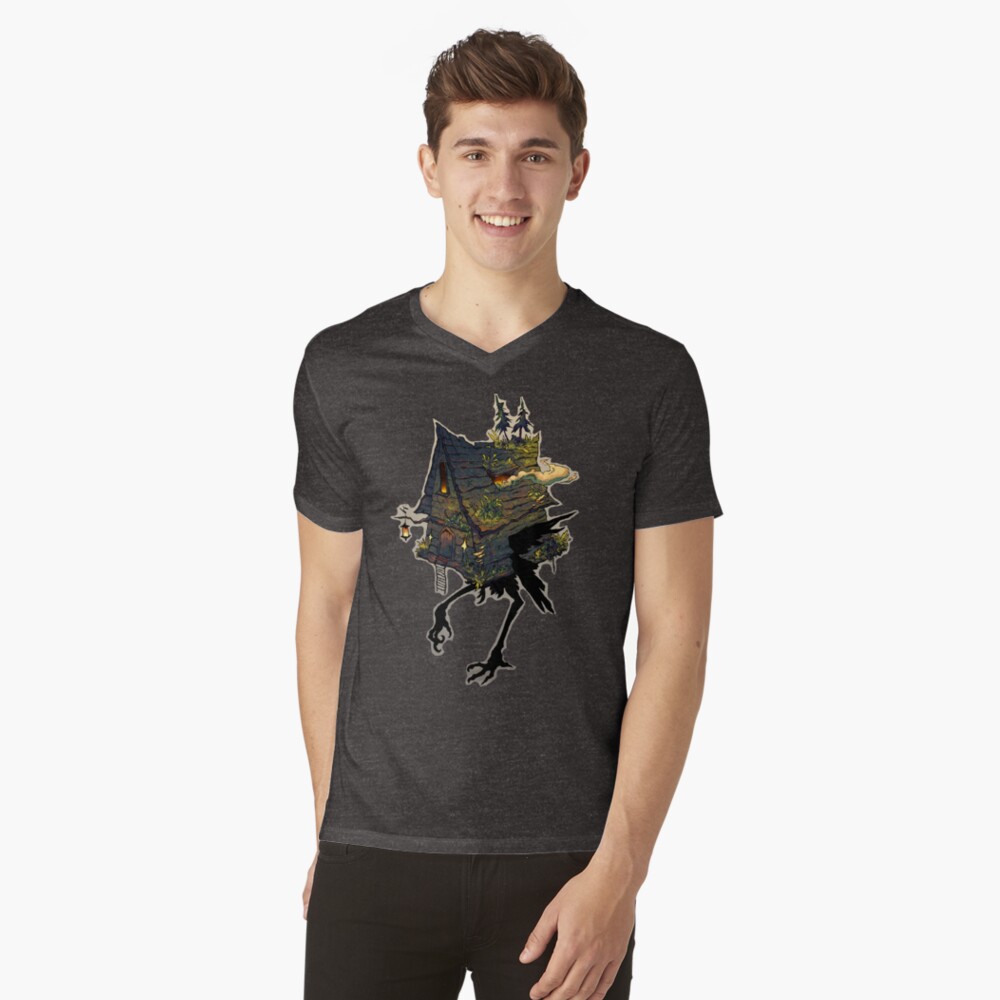 Item preview, V-Neck T-Shirt designed and sold by Barking-trees.