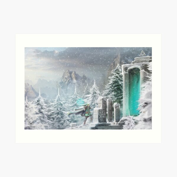 Snow Temple Art Print