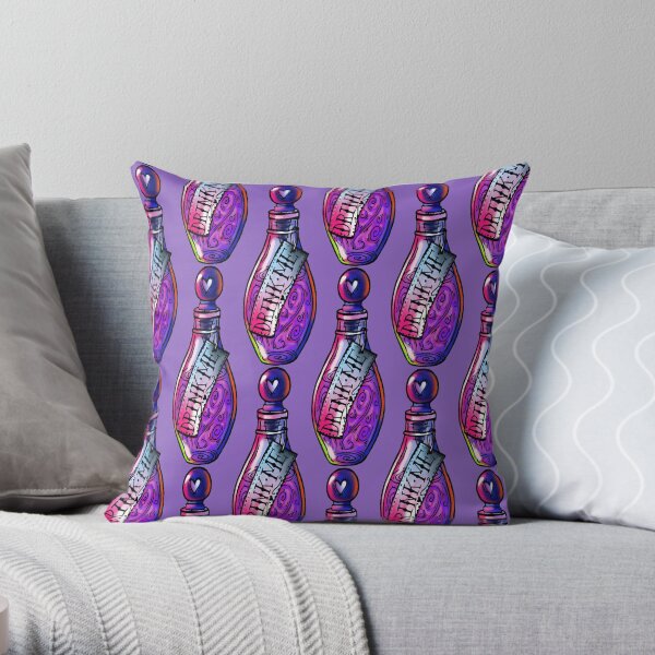 Drink Me Throw Pillow