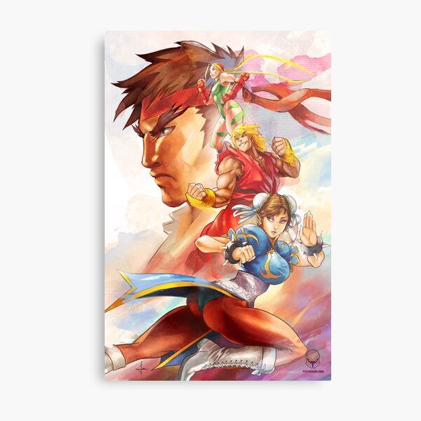Street Fights Metal Print