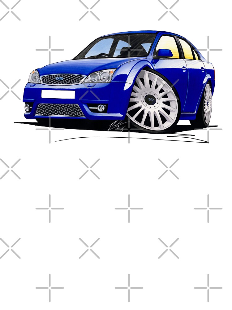 Póster for Sale con la obra «Ford Mondeo (Mk4) X Sport Black» de  yeomanscarart