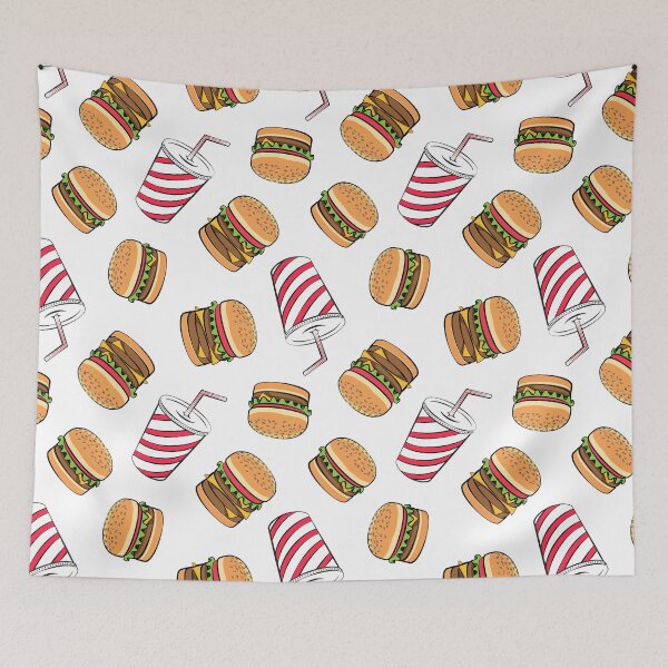 Item preview, Burgers and Shakes - Fast Food - Foodie - Milksakes and hamburgers designed and sold by littlearrow.