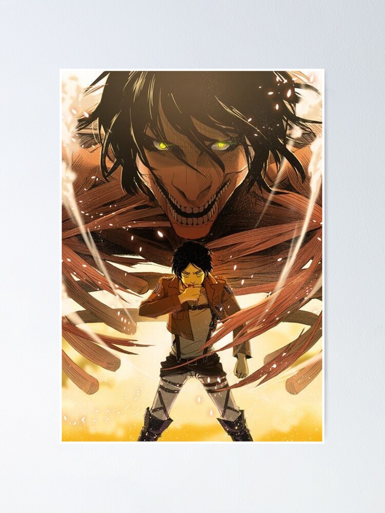 Poster Eren Snk Par Arkabzx Redbubble