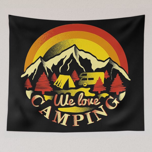 Item preview, We love camping designed and sold by Milena-.