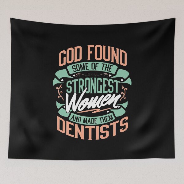 Item preview, Strong Woman Dentists Profession Gift Idea designed and sold by haselshirt.