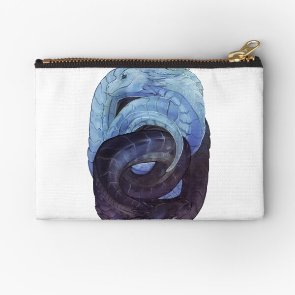 Black and White Zipper Pouch