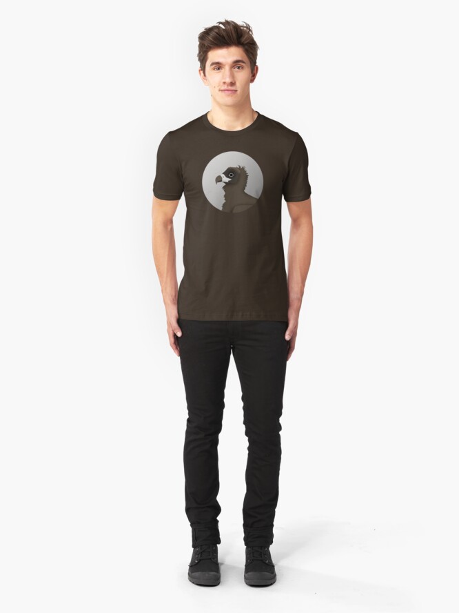 Alternate view of Cinereous Vulture Slim Fit T-Shirt