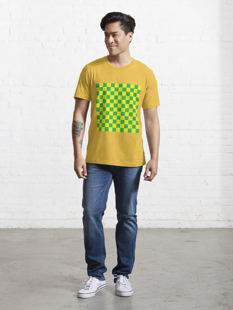 Checkered Green and Yellow Essential T Shirt for Sale by lornakay Redbubble