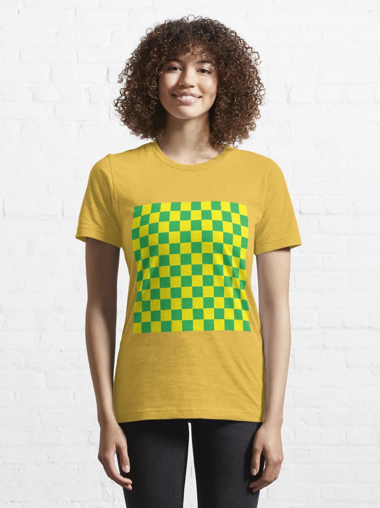 Green and clearance yellow t shirt