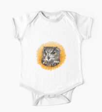 Owl Short Sleeve Baby One-Piece