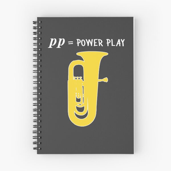 Item preview, Tuba - pp = power play - funny marching band/ concert band design  designed and sold by HEJAshirts.