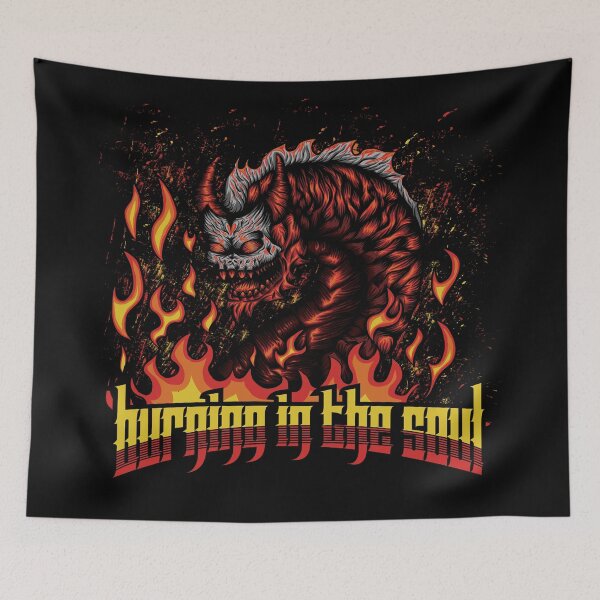Item preview, Dragon Burning In The Soul designed and sold by leen12 Art Designs Prints.