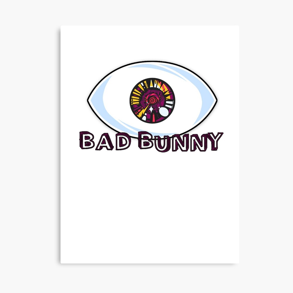 Download Bad Bunny Eyes Photographic Print By Markblend Redbubble