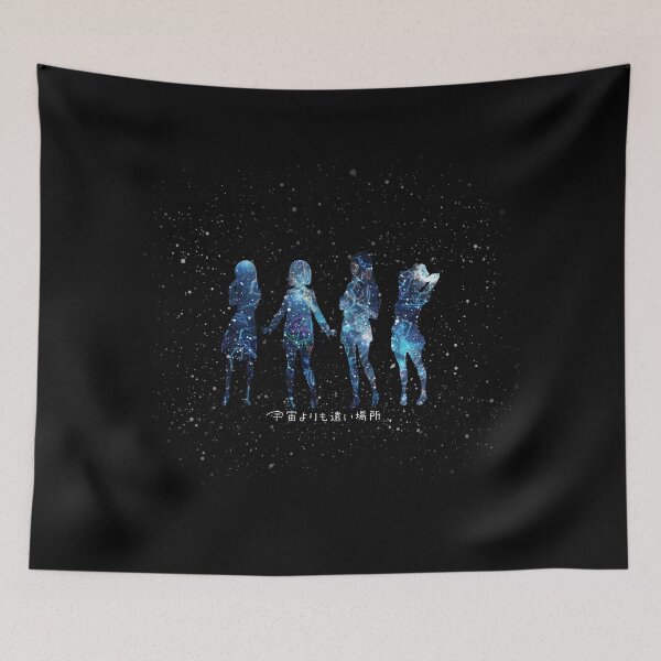 Item preview, A Place Further Than The Universe Sora yori mo Tooi Basho Anime Shirase Kimari Hinata Yuzuki designed and sold by IdlyBlue.