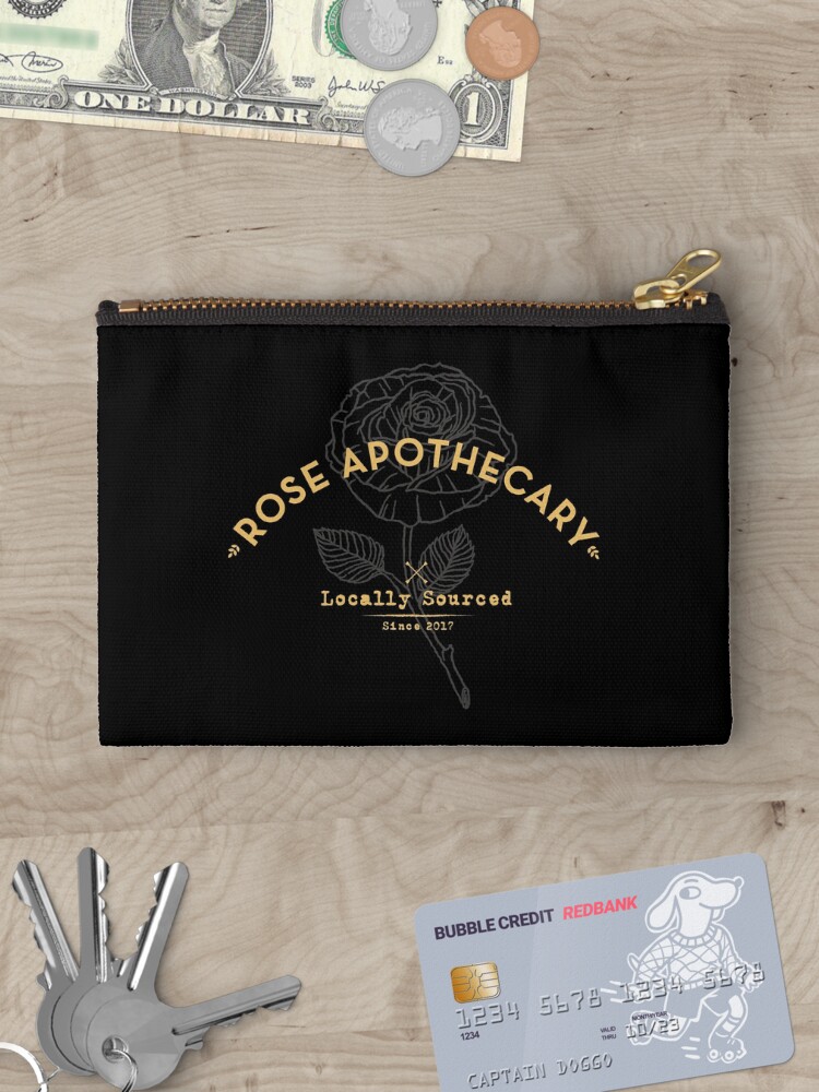 Thumbnail 3 of 4, Zipper Pouch, Dark Rose Apothecary designed and sold by Plan8.