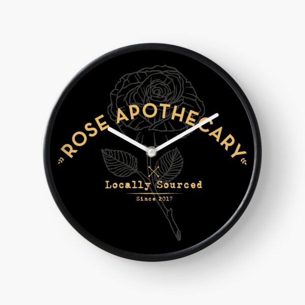 Dark Rose Apothecary Clock
