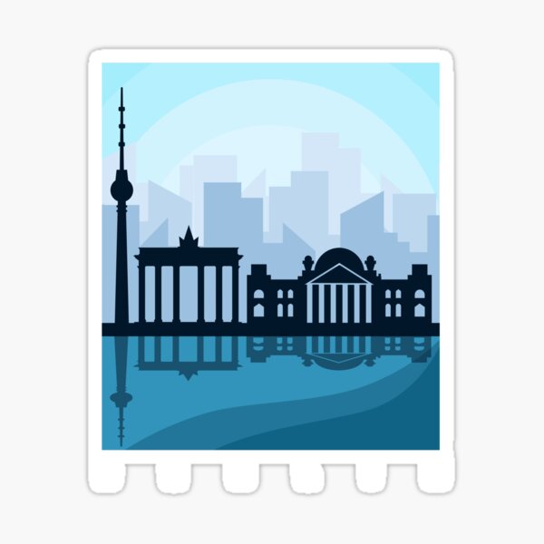 Artikel-Vorschau von  BERLIN - Retro Brandenburger & Alex Design, designt und verkauft von Colorgangster.