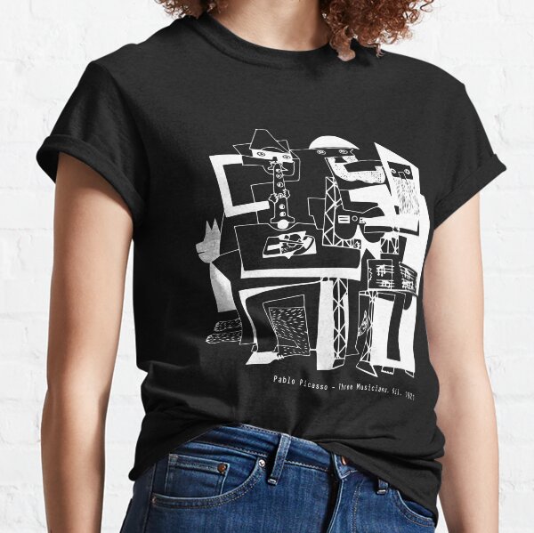 Pablo Picasso Three Musicians 1921, Artwork, Reproduction Classic T-Shirt