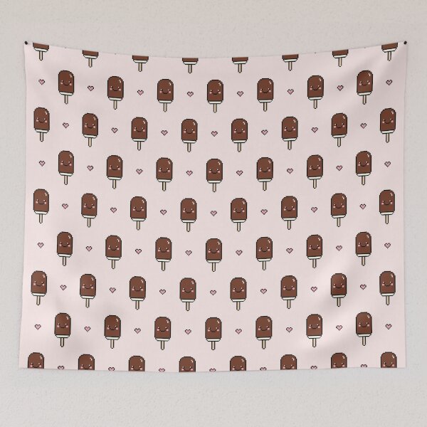 Item preview, Chocolate-Covered Popsicle Pattern designed and sold by lilpeachypixels.