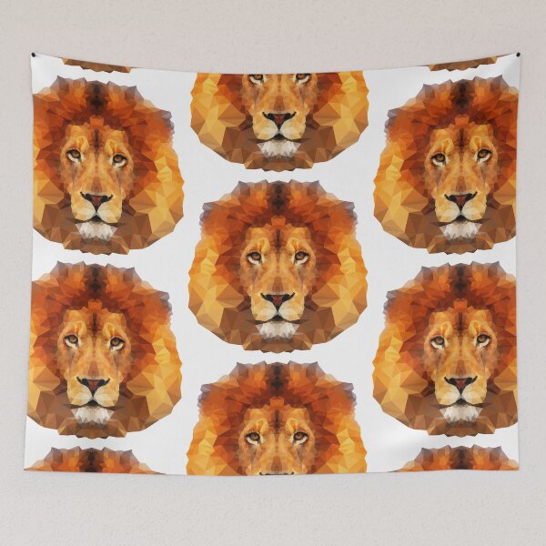 Item preview, Lion Polygon Art designed and sold by videogamegenius.