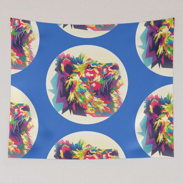 Item preview, Colorful Lion Art designed and sold by videogamegenius.