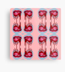Loose Lips Metal Print