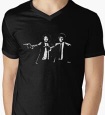 Flight of the Fiction ( T SHIRT VERSION OF DESIGN ) Men's V-Neck T-Shirt