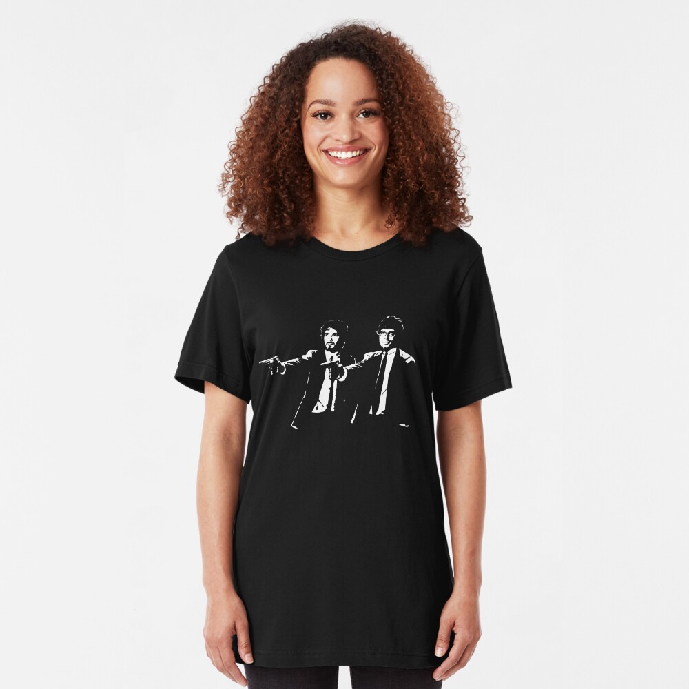 Flight of the Fiction ( T SHIRT VERSION OF DESIGN ) Slim Fit T-Shirt