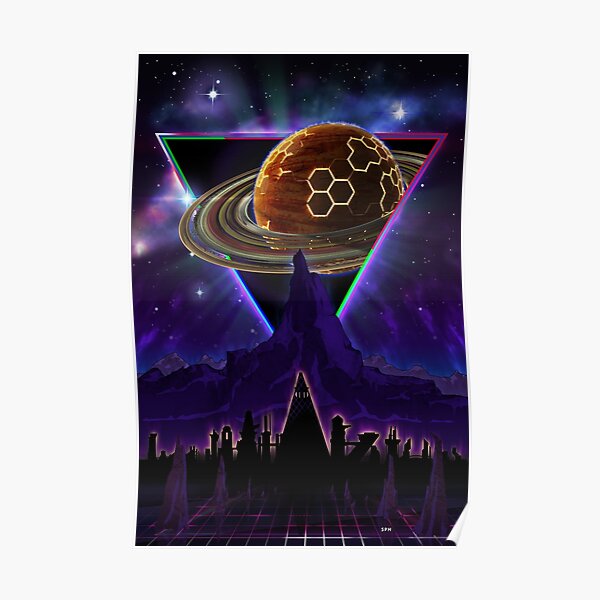 Summon the Future - Synthwave Blade Runner Future Poster